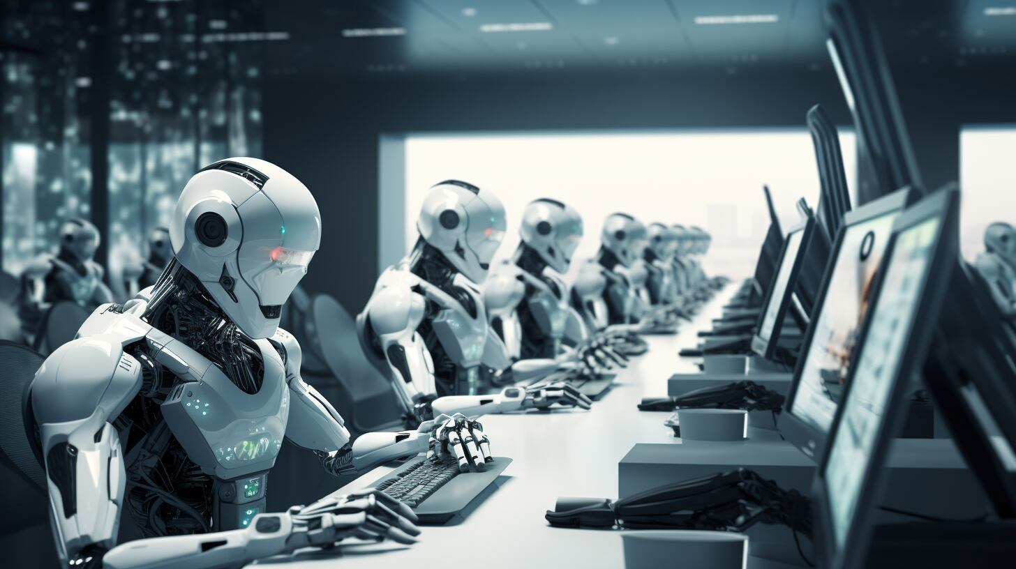 Inteligencia Artificial trabajo automatización - visualesIA