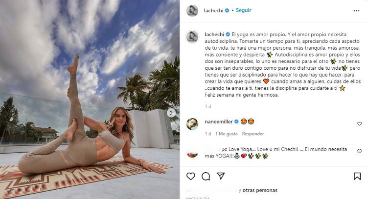 Karen Martinez e sua mensagem inspiradora sobre o amor próprio. Foto: Instagram @lachechi
