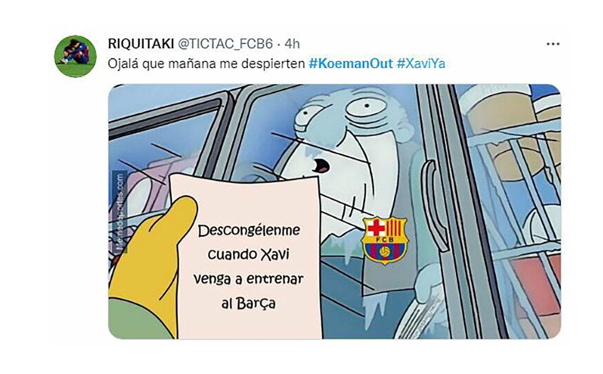 Los mejores memes tras la salida de Koeman del Barcelona