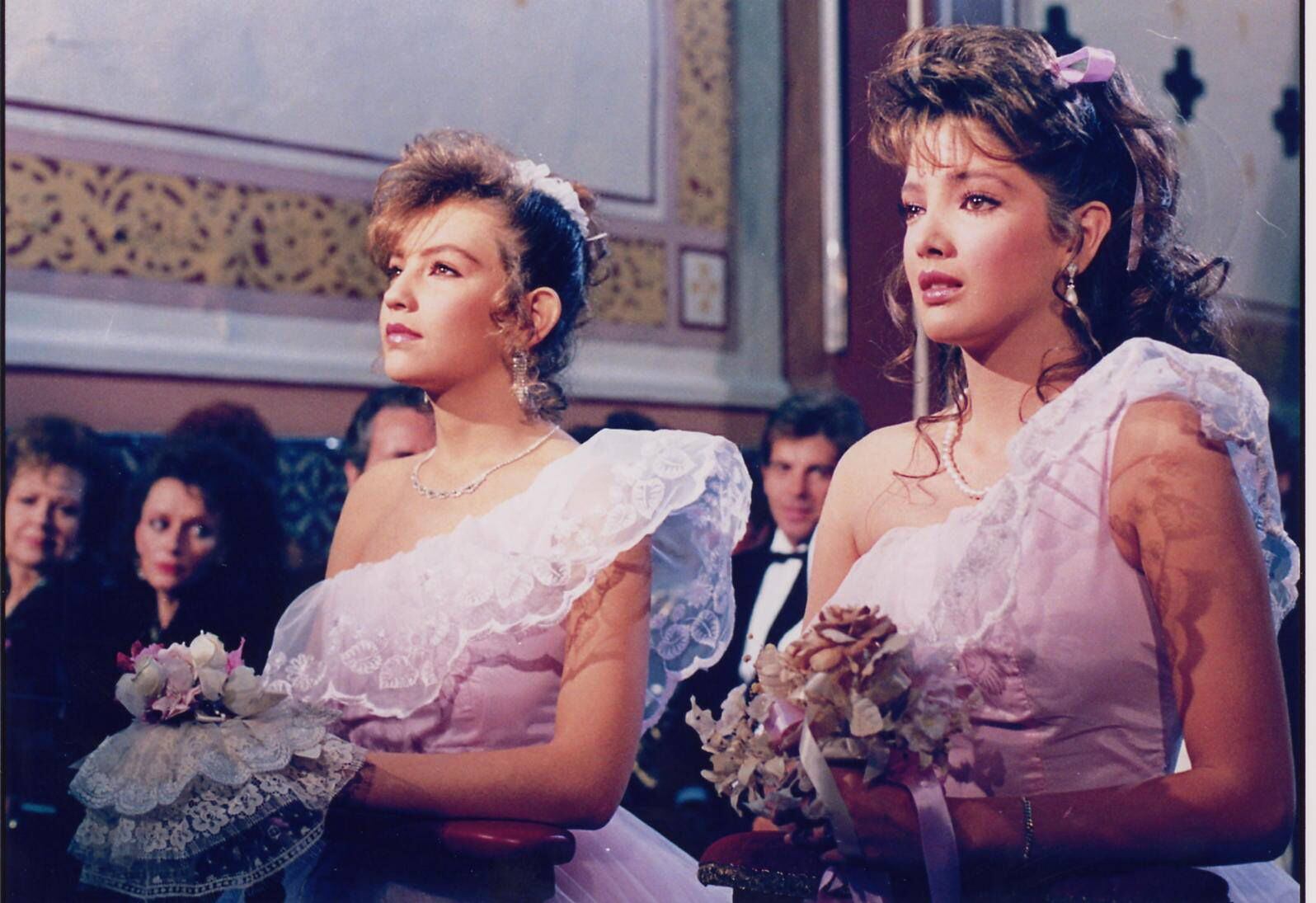 Escena de la telenovela Quinceañera, de 1987.