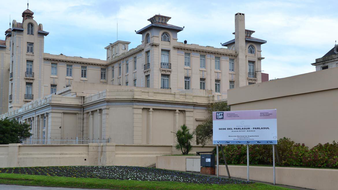 La sede del Parlasur, en Montevideo