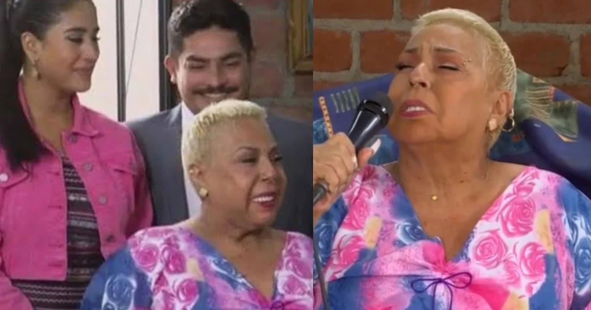 Al Fondo Hay Sitio: Lucía de la Cruz appeared in the series and was surprised by singing El Plebeyo