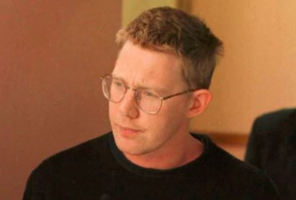 Christopher Lewis comparece ante el Tribunal de Distrito de Auckland el 19 de diciembre de 1996, acusado del asesinato de Tania Furlan