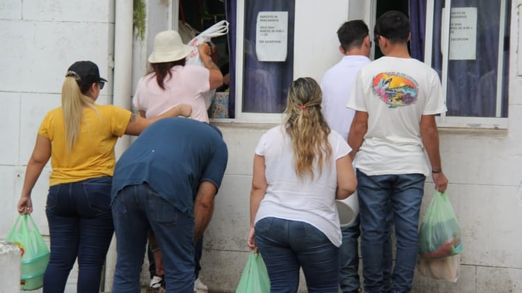 Los familiares de los acusados los visitaron en el penal de Dolores (Ezequiel Acuña)