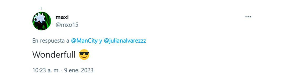 Julián Álvarez Twitter City