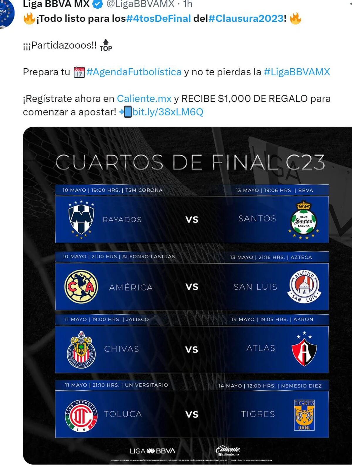 Liga MX 2023: Horarios para la Final de Liga MX 2023: qué días se