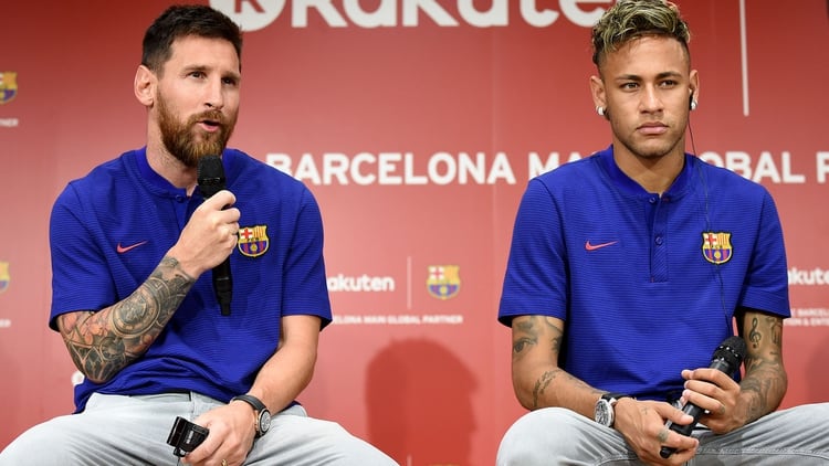 Lionel Messi reveló que estuvo pendiente de la negociación del Barcelona con Neymar (AFP)