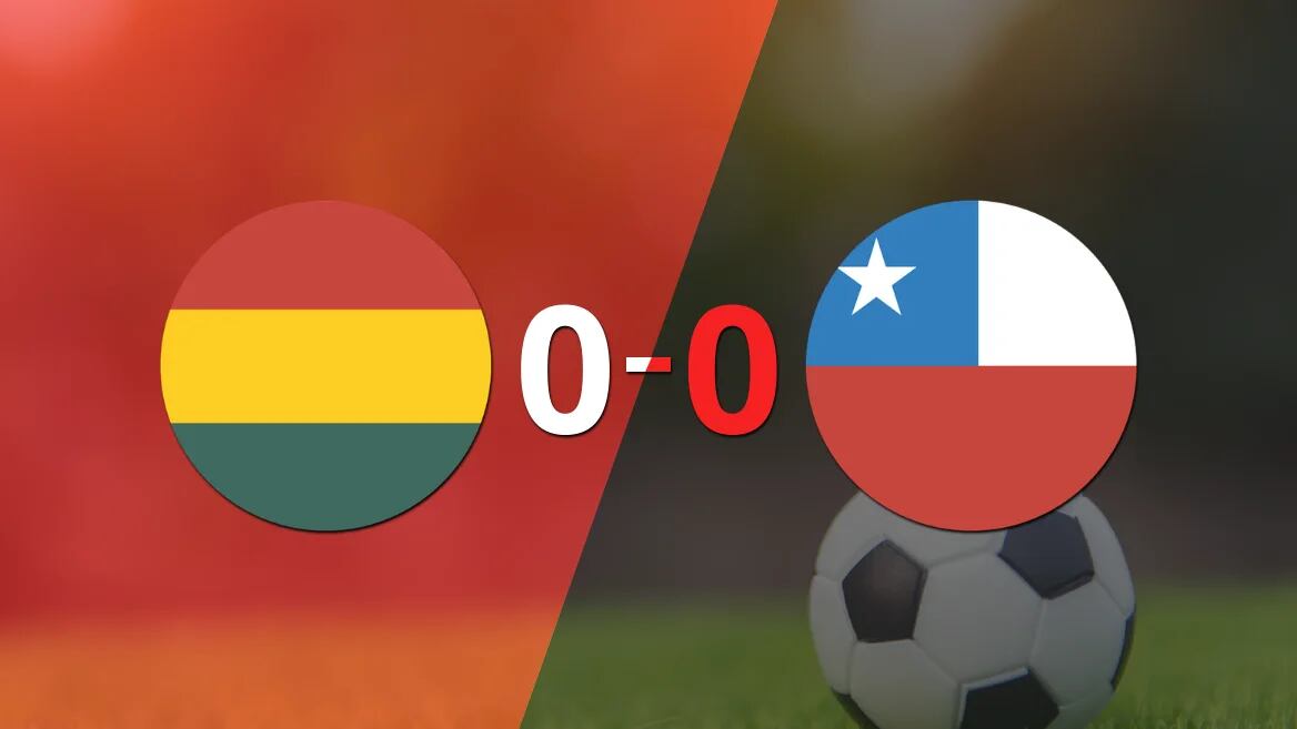 Sin muchas emociones, Bolivia y Chile empataron 0-0
