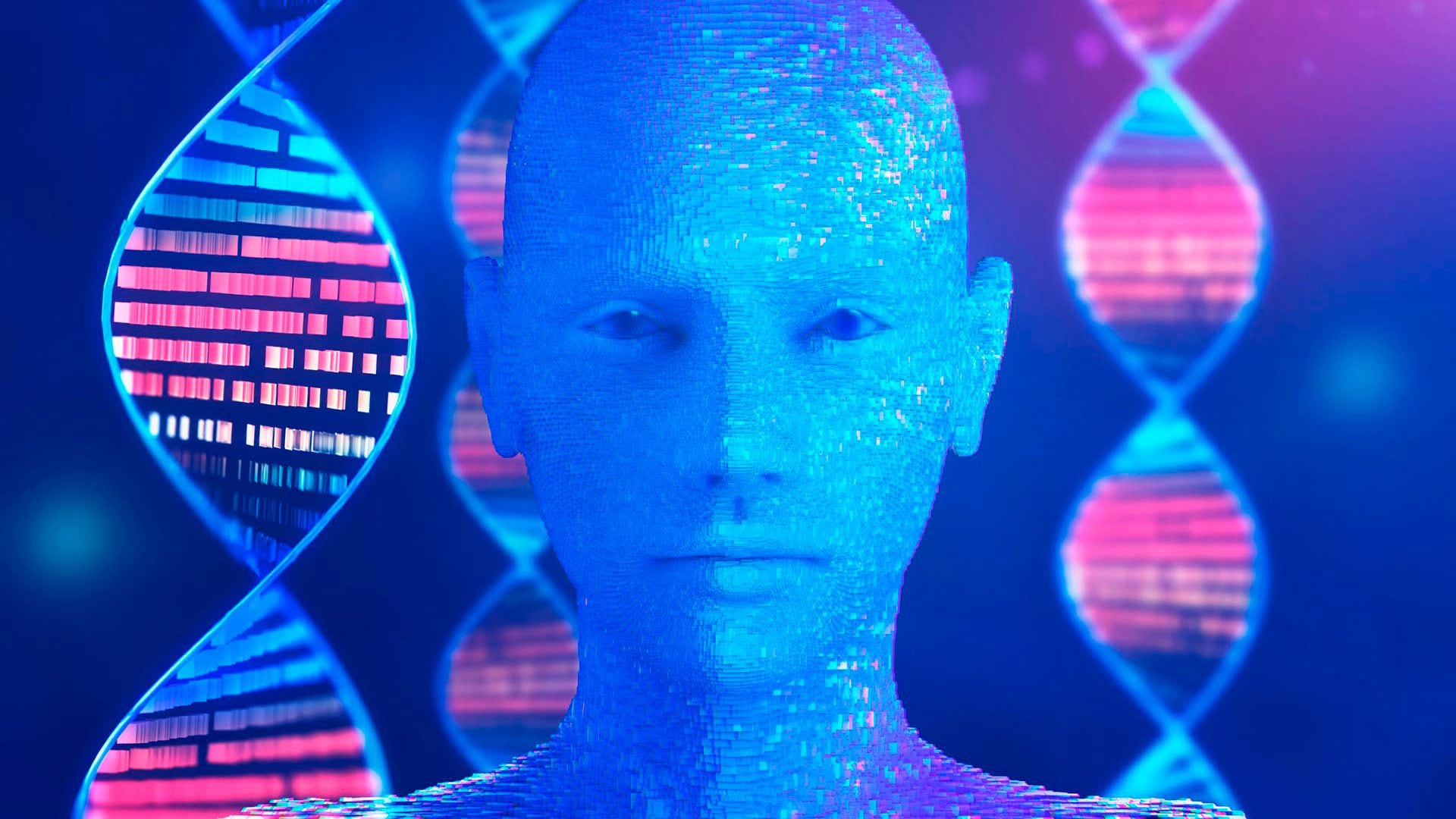 ADN, personas y genoma, IA