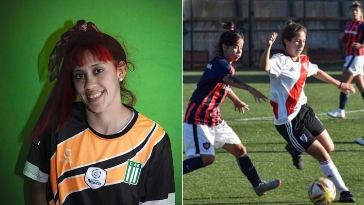 Estephanie Rea, arquera de Excursionistas, y Camila Godoy, jugadora de la Reserva de River, los primeros dos casos de coronavirus del fútbol argentino (@ExcursioOficial y @Carpfemenino)