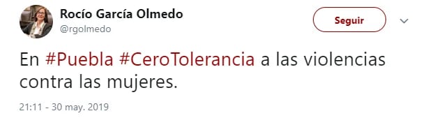 La diputada, Rocío Gracía Olmedo, propuso una iniciativa para reducir las penas del aborto; Alonso Granados dijo que no respaldaría esa propuesta (Foto: Twitter @rgolmedo)