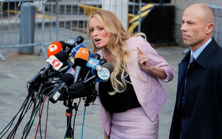 Stephanie Clifford, actriz de cine porno conocida como Stormy Daniels, es una de las mujeres que recibió un pago durante la campaña presidencial (Reuters)