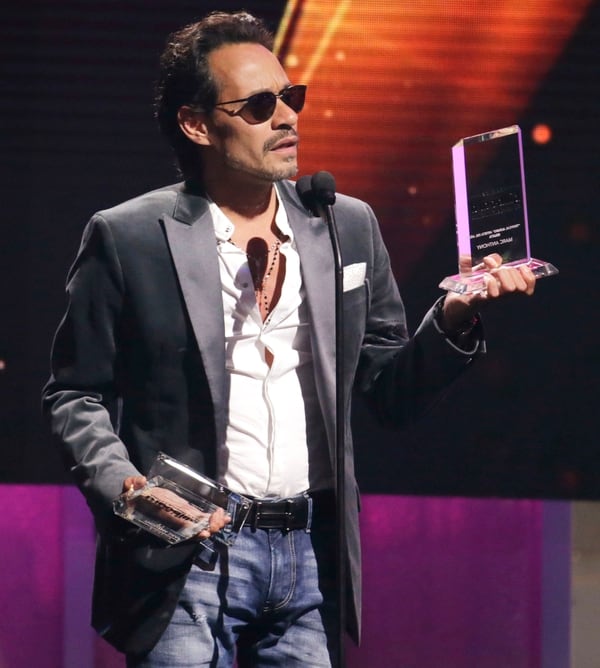 Marc Anthony recibió cuatro estatuillas en los premios Billboard 2017