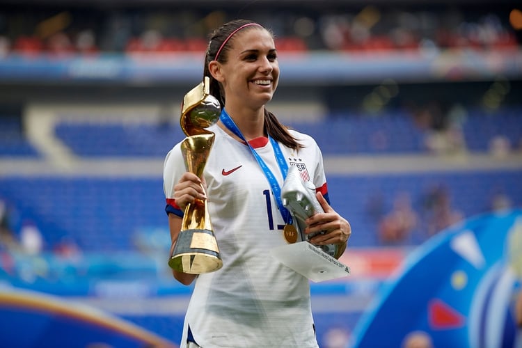 Alex Morgan se consagró campeón con la selección de Estados Unidos en el Mundial de Francia 2019 (Shutterstock)