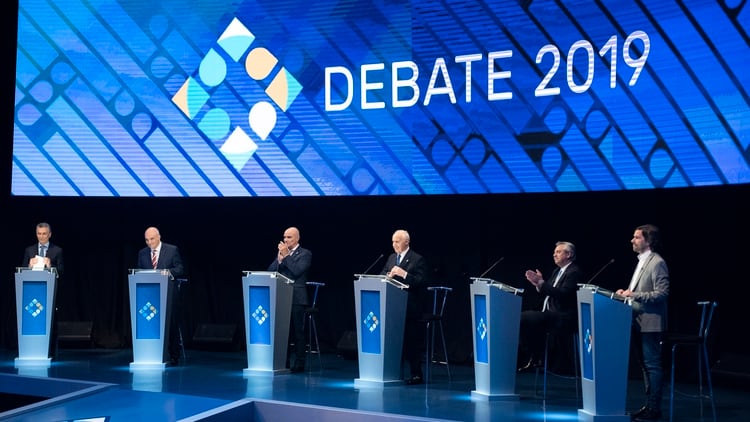 Durante el debate presidencial, Espert calificó a Alberto Fernández y a Mauricio Macri como 