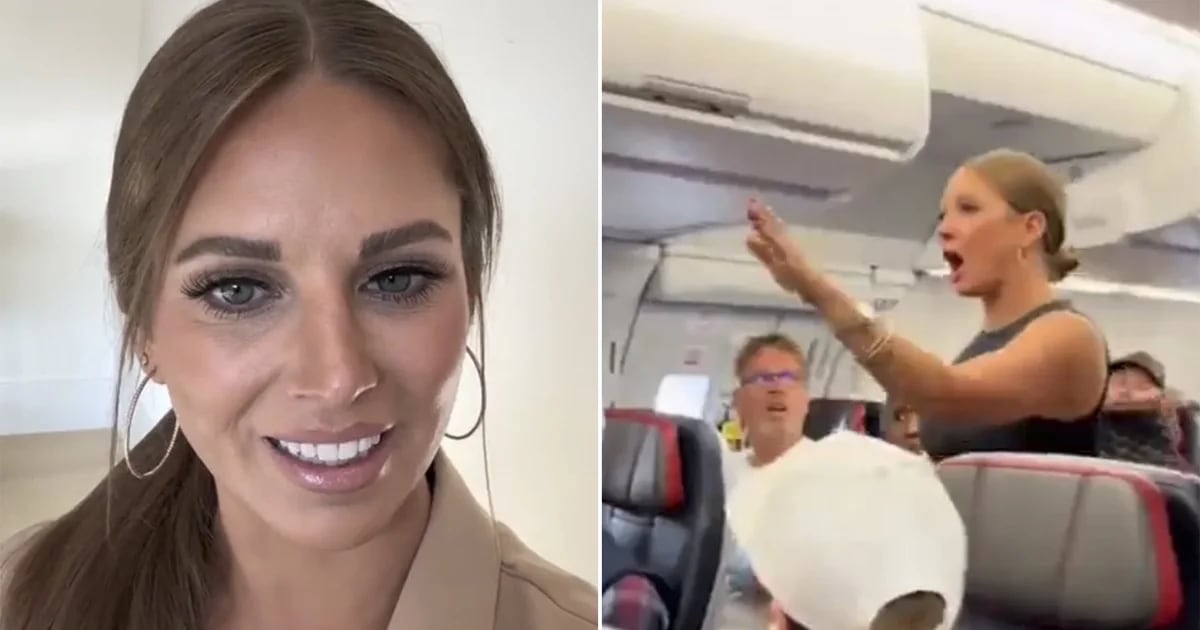 Habló la mujer del video viral en el que denunciaba que un hombre “no real” viajaba junto a ella a bordo de un avión