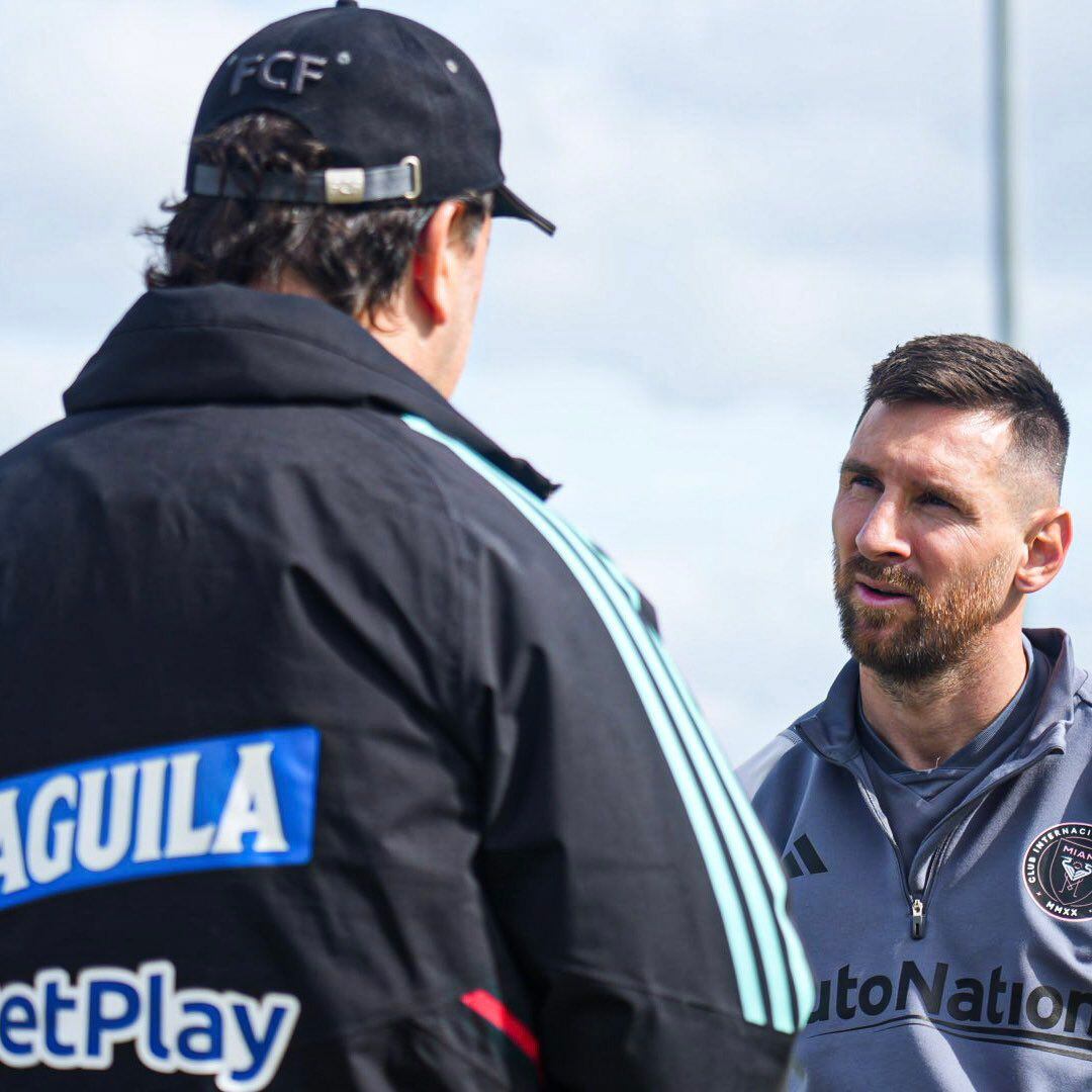 El encuentro entre Néstor Lorenzo y Lionel Messi