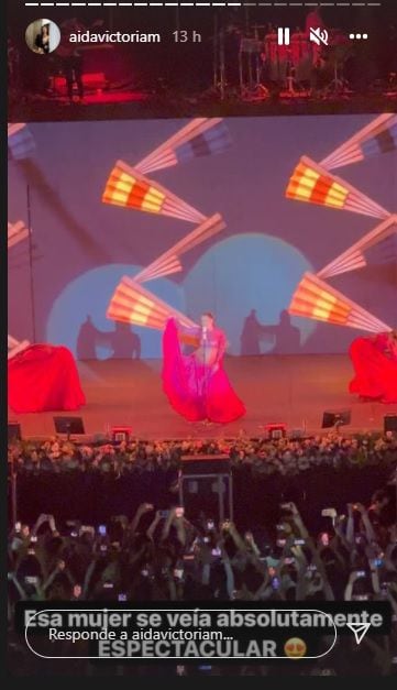 艾达·维多利亚·梅拉诺的 Instagram 故事。照片：@aidavictoriam