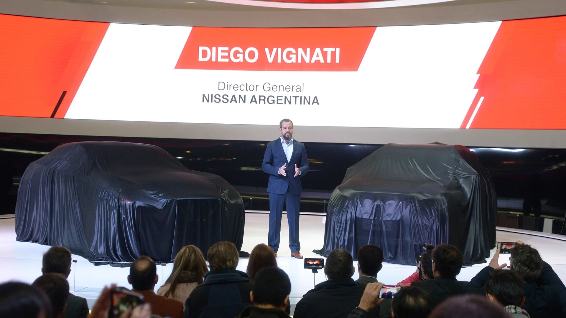 Diego Vignati, Director General de Nissan Argentina durante la conferencia de prensa de la marca el pasado 9 de junio