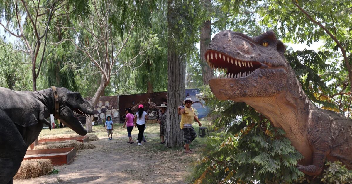 Dinoworld in Comas: meet the ‘Jurassic Park’ of Club Zonal Sinchi Roca
