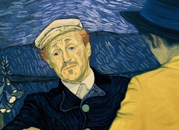 “Loving Vincent” muestra los personajes con la perspectiva de las pinturas de Vincent Van Gogh (The Washington Post / Good Deed Entertainment)
