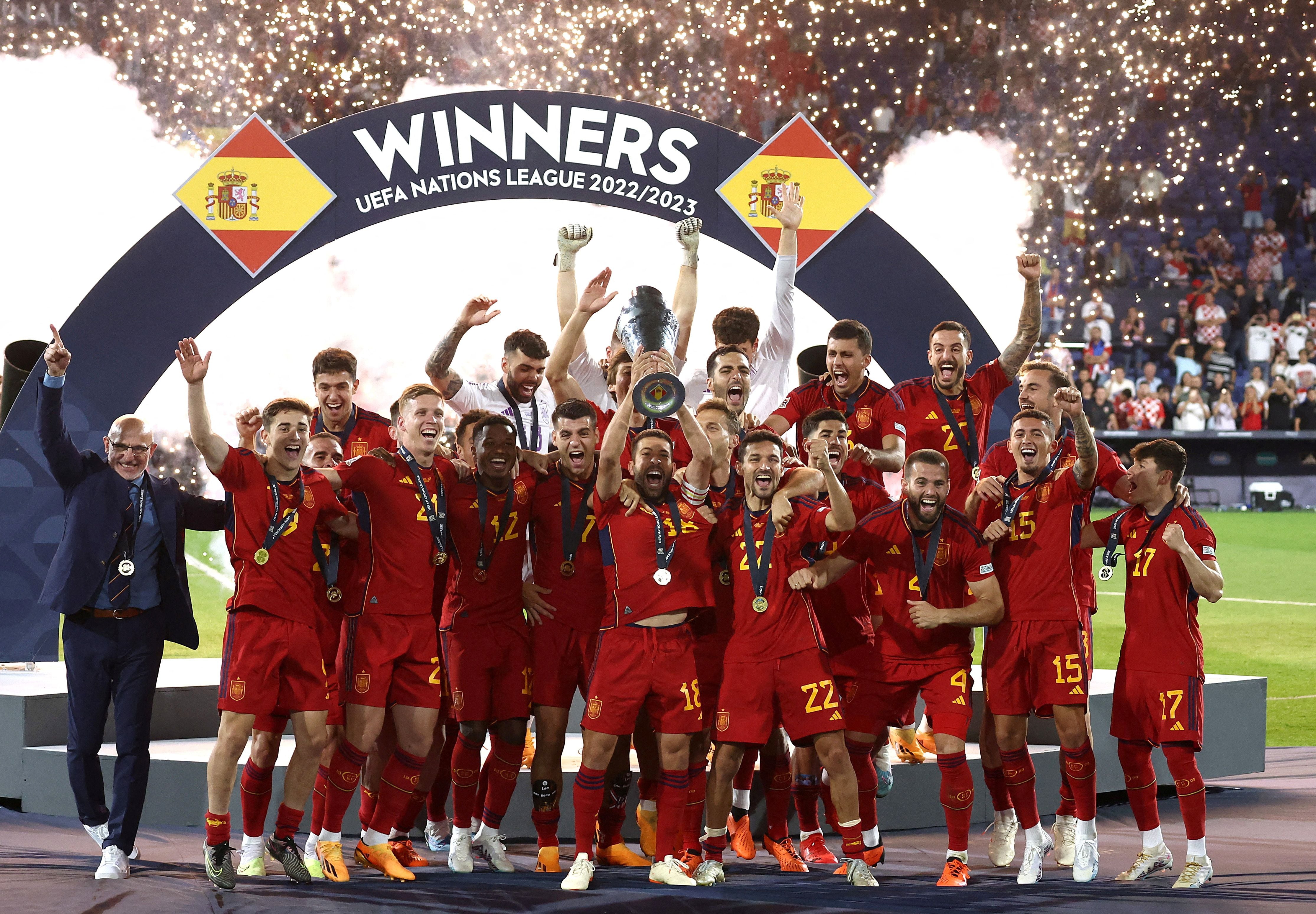 España gane la Nations League ante Croacia en los penaltis (REUTERS/Yves Herman)