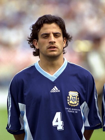 Mauricio Pineda jugó el Mundial de Francia 1998 con la selección argentina (Football - Stock, 26/6/98 Mandatory Credit: Action Images)