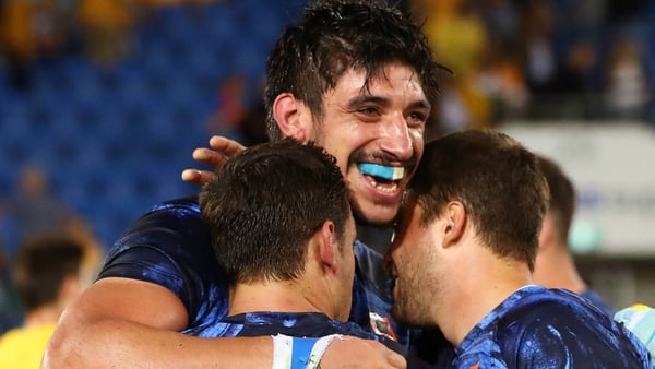 Los Pumas consiguieron una histórica victoria en Australia después de 35 años (Foto: AFP)