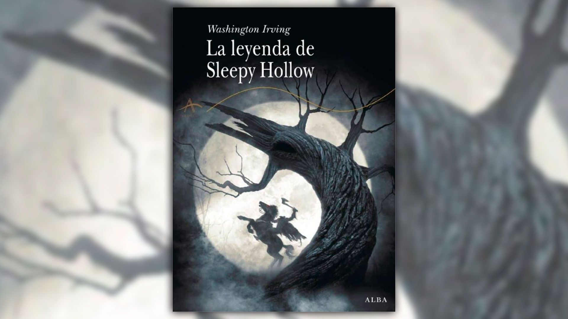 Portada del libro “La Leyenda de Sleepy Hollow” por Washington Irving