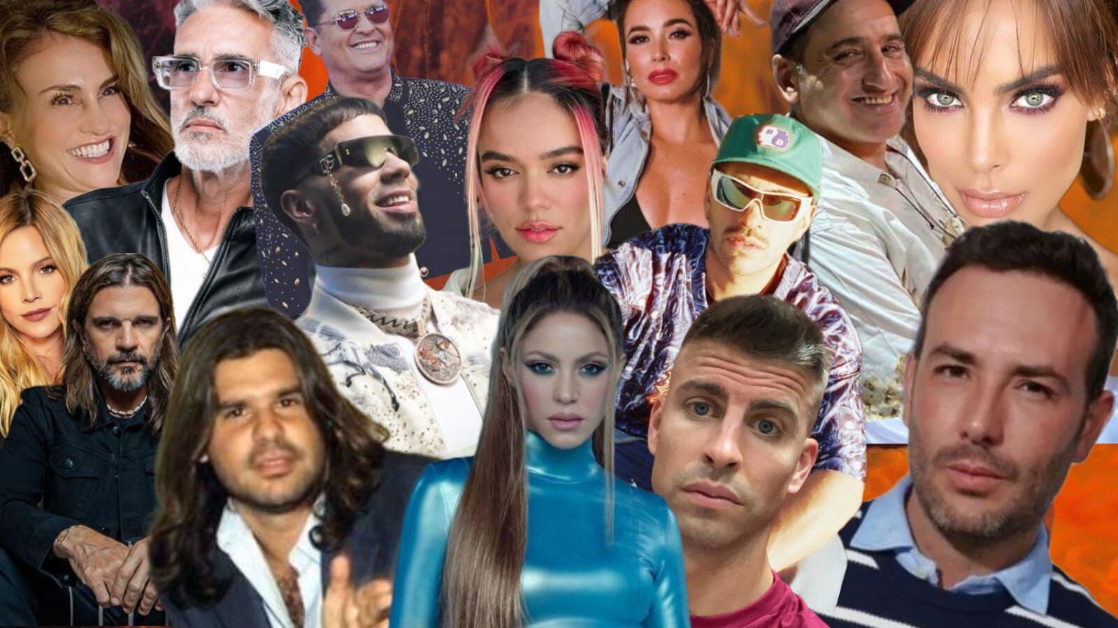 Estos son los “virales” triángulos amorosos con famosos colombianos de por medio