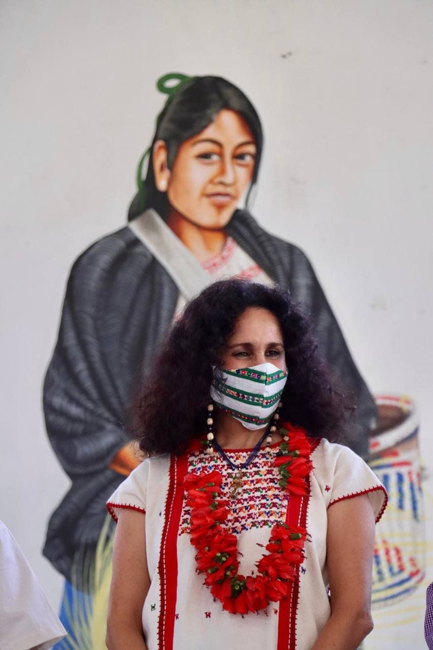 Susana Harp forderte Mario Delgado auf, ihn in Oaxacas Kandidatur zum Guten zu schlagen