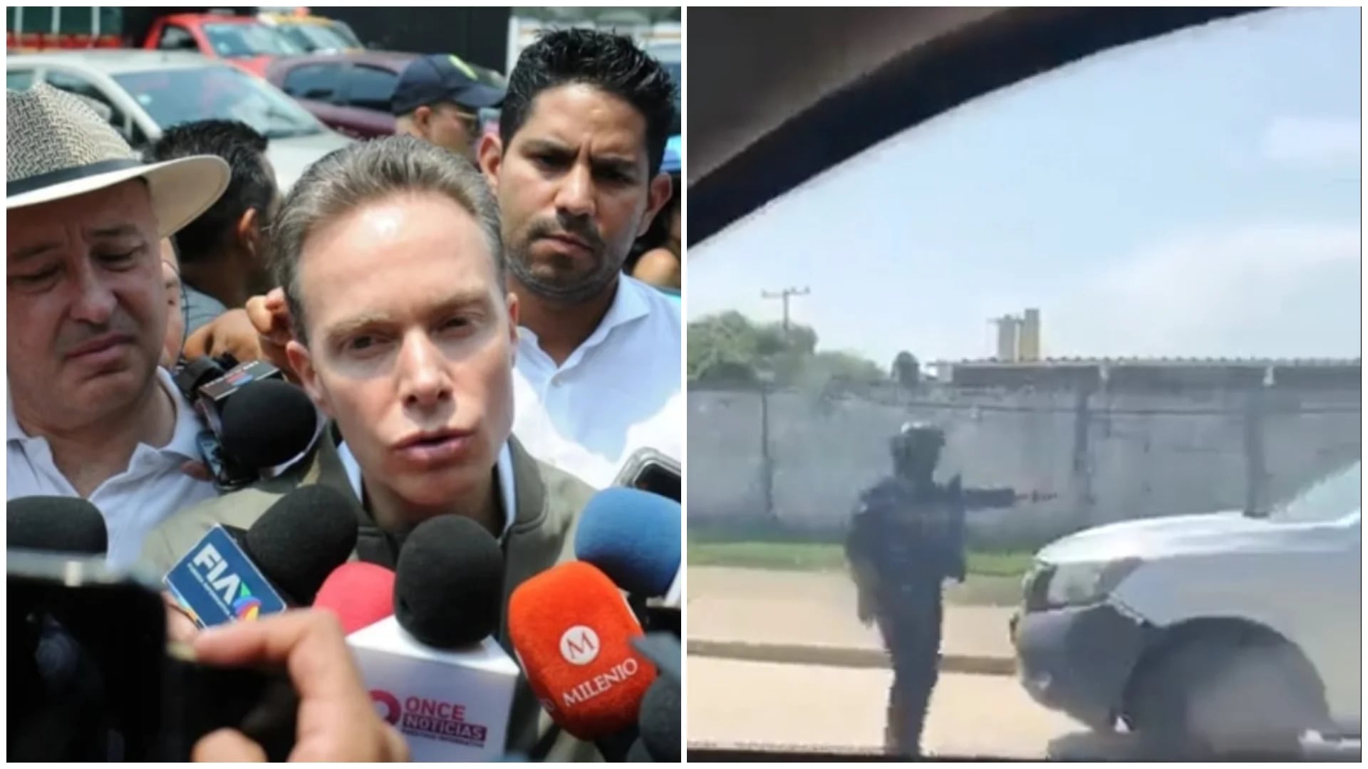 Manuel Velasco defiende versión de ser encañonado por policías estatales; SSP de Veracruz niega abuso policial