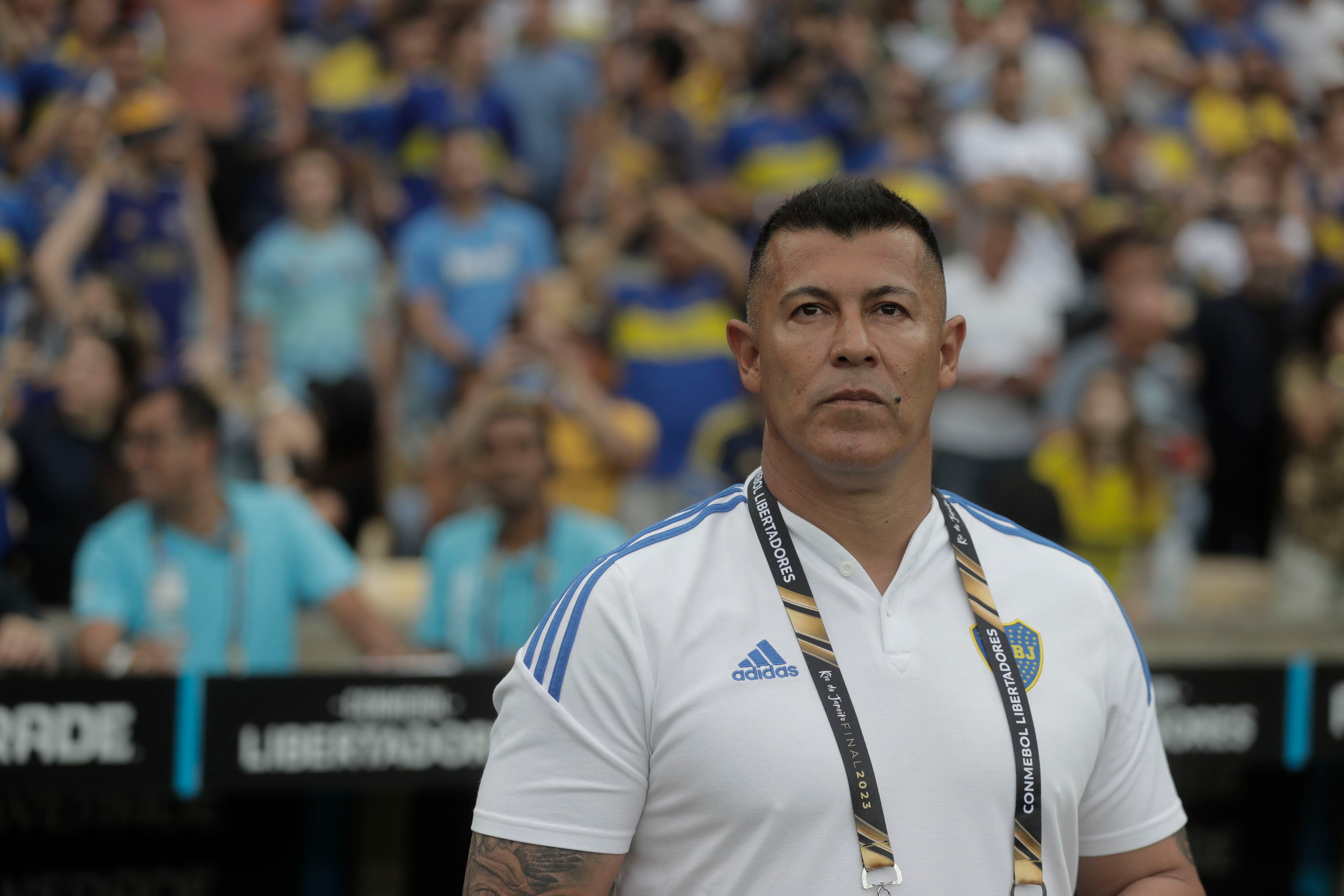 El extrenador de Boca Juniors Jorge Almirón. EFE/Antonio Lacerda