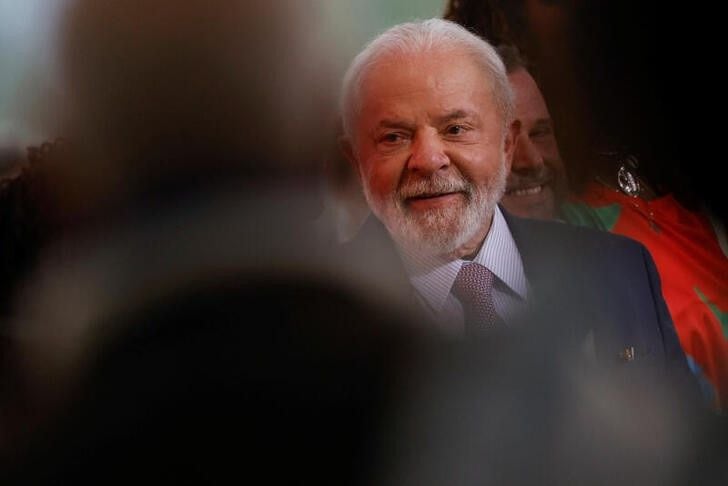 FOTO DE ARCHIVO. El presidente brasileño, Luiz Inácio Lula da Silva, durante una ceremonia en el Palacio Planalto, en Brasilia, Brasil. Marzo 21, 2023. REUTERS/Adriano Machado