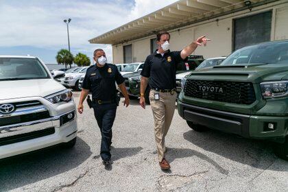 Fueron decomisados por tandas en el puerto Everglades (Matias J. Ocner/Miami Herald/TNS/ABACAPRESS.COM)