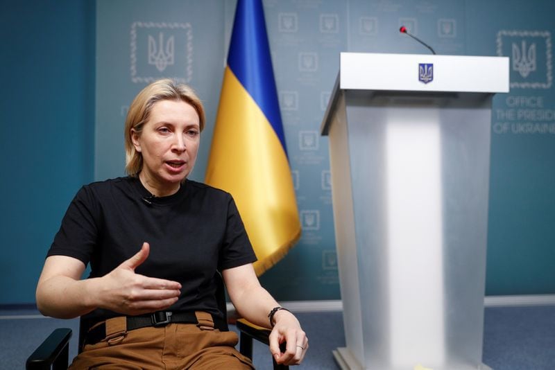 Foto de archivo de la viceprimer ministra de Ucrania, Iryna Vereshchuk (Reuters)