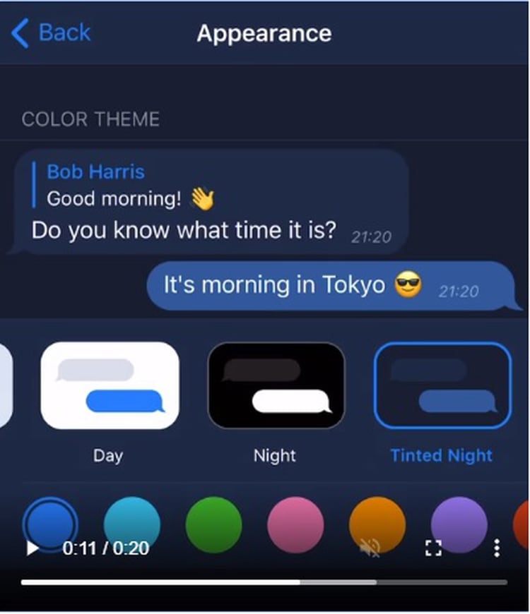 Llega una nueva paleta de colores para los fondos de los textos en iOS.