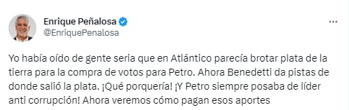 Enrique Peñalosa Twitter