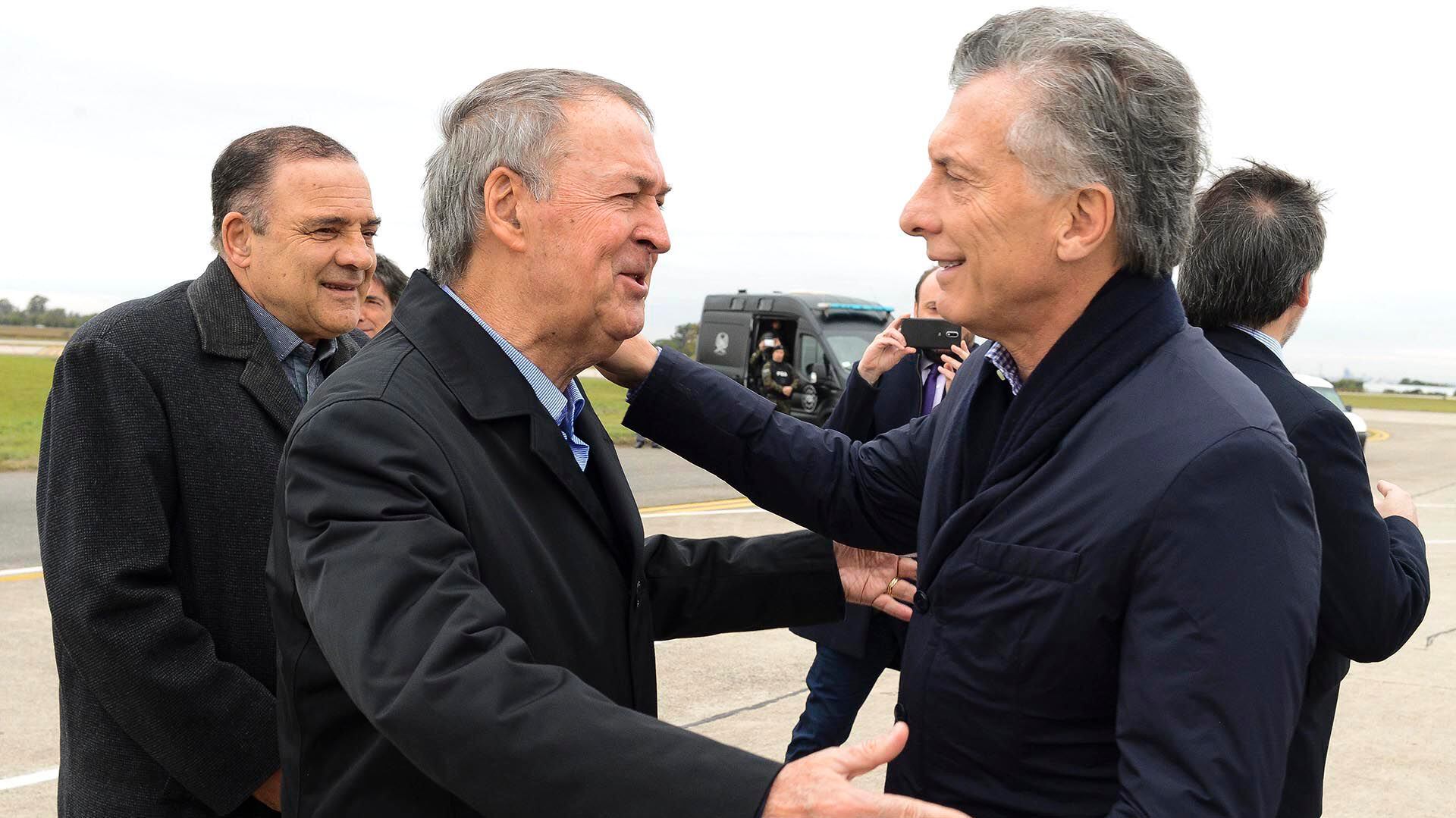 Mauricio Macri y Juan Schiaretti, en sus épocas de amistad política
