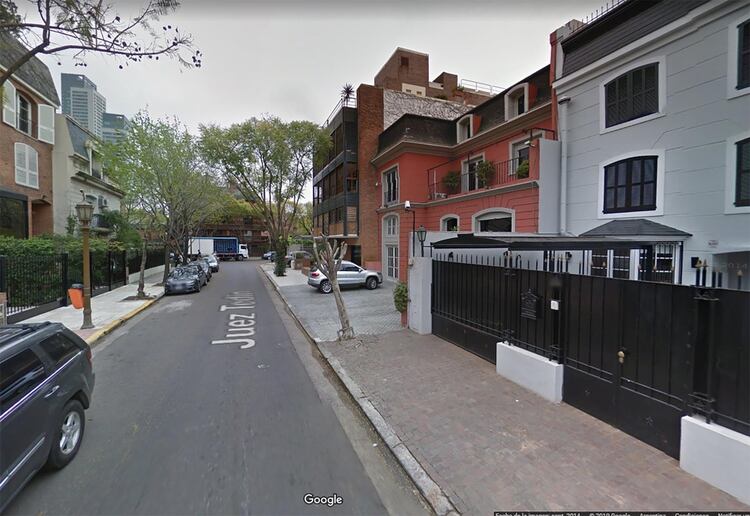 Casa de Burlando en Palermo Chico (Google Maps)