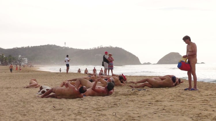 Zipolite es la playa nudista mÃ¡s famosa de MÃ©xico (Foto: Cuartoscuro)