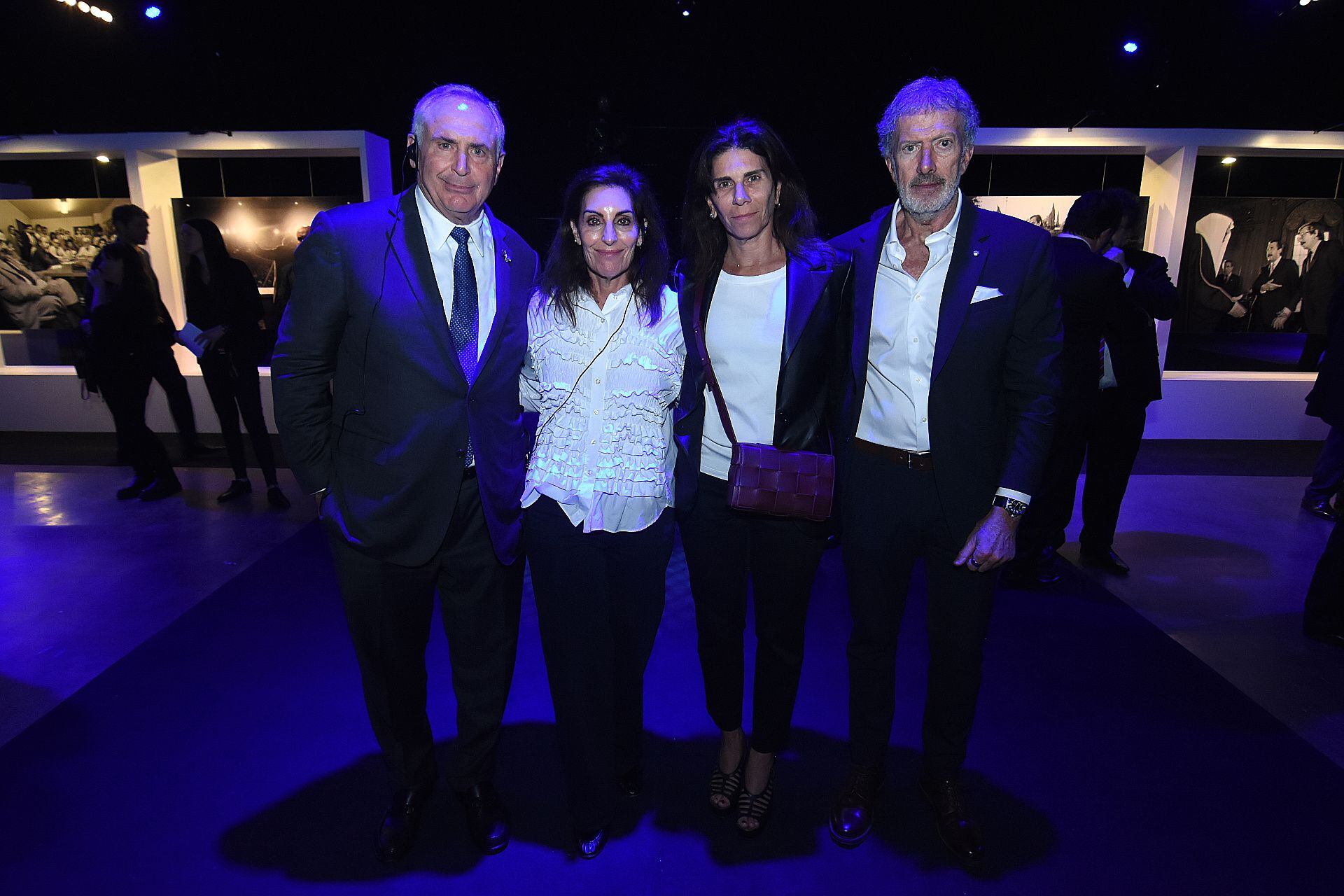 El embajador de los Estados Unidos, Marc Stanley, y su mujer Wendy Hillebrand Stanley, junto al presidente de la Delegación de Asociaciones Israelitas Argentinas (DAIA), Jorge Knoblovits