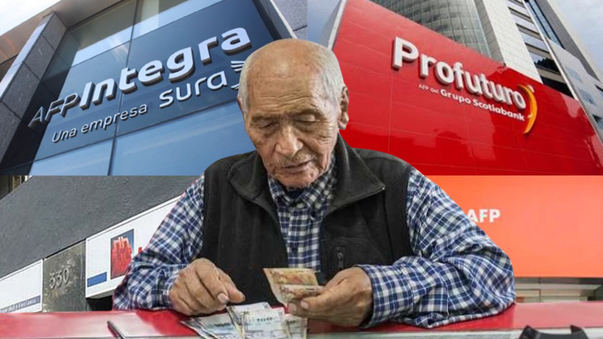 La informalidad laboral y los bajos salarios en Perú están socavando el sistema de pensiones, dejando a los jubilados en una situación precaria. (Composición: Infobae)
