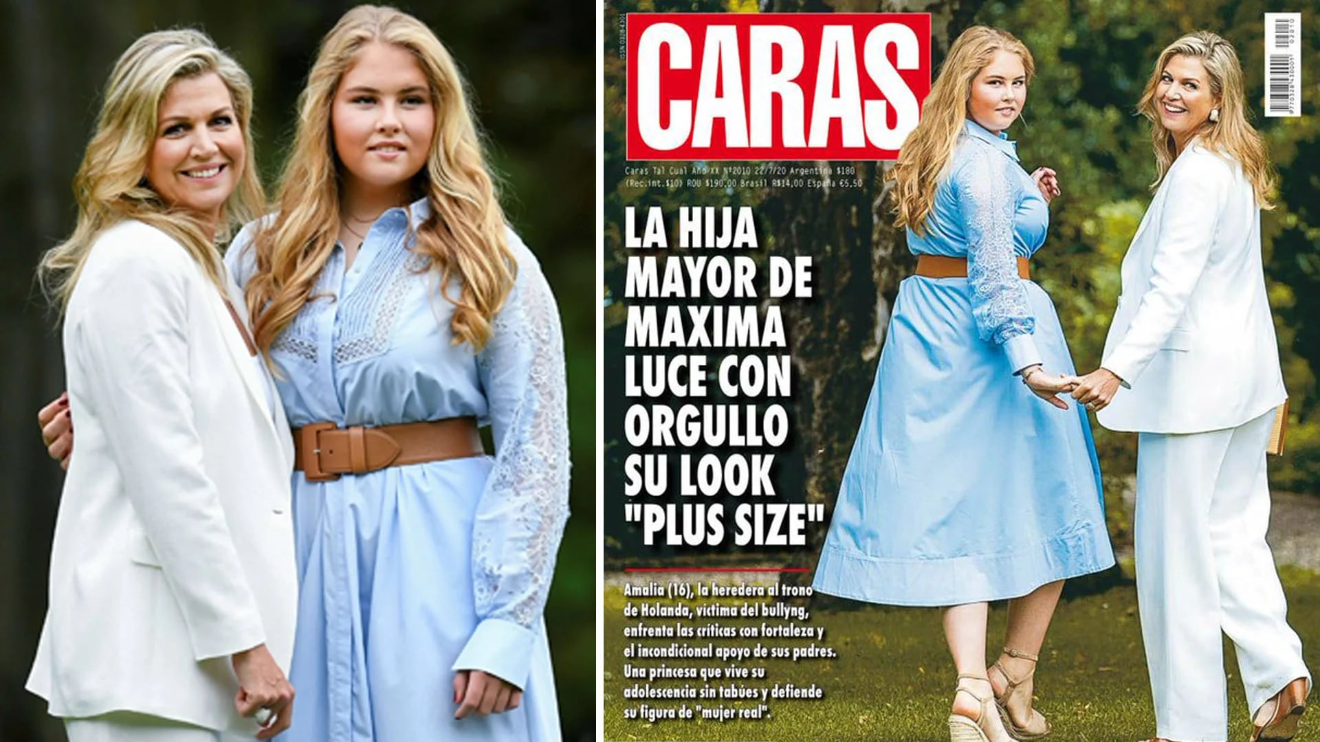 Fuertes críticas a la revista Caras por el título de su portada con la hija de Máxima Zorreguieta