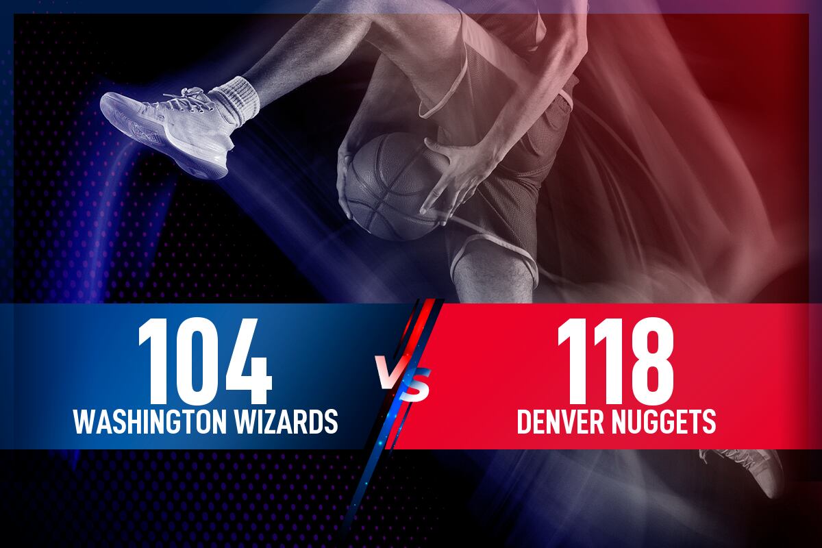 Washington Wizards - Denver Nuggets: Resultado, resumen y estadísticas en directo del partido de la NBA