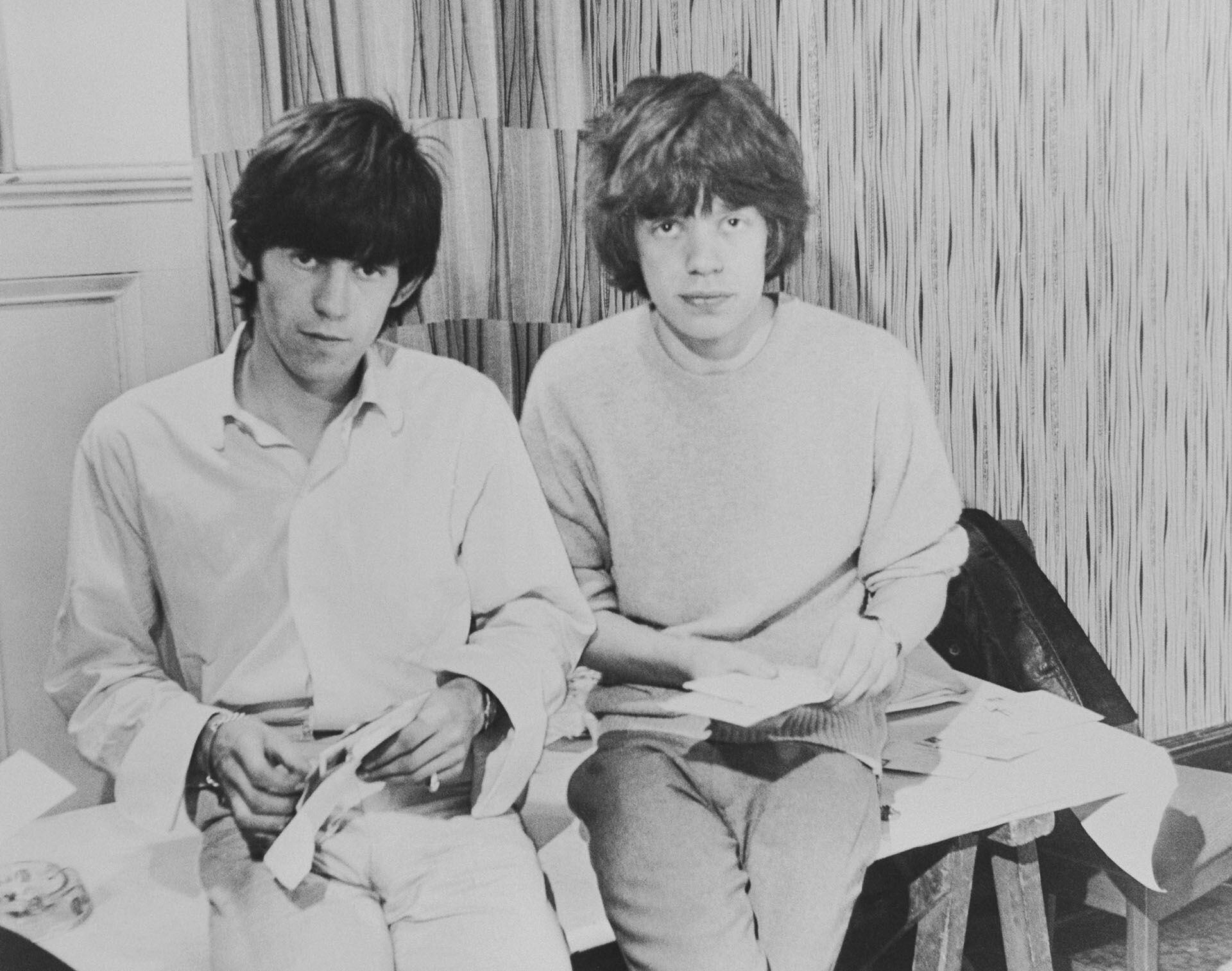 Los Glimmer Twins, una de las duplas compositivas más importantes de la música moderna. Hace más de sesenta años que Jagger y Richards trabajan juntos (Photo by Keystone Features/Hulton Archive/Getty Images)