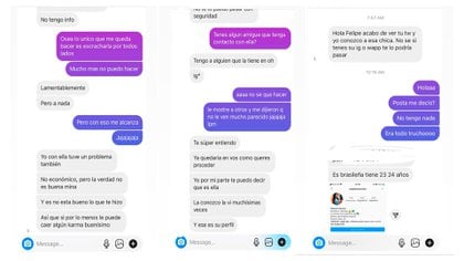 Esta es la conversación que Felipe mantuvo con una seguidora tras viralizar la foto de la estafadora en su Twitter