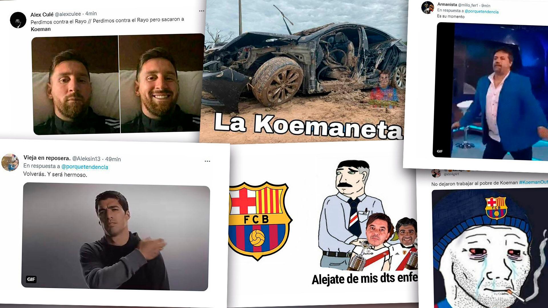 Los mejores memes tras la salida de Koeman del Barcelona
