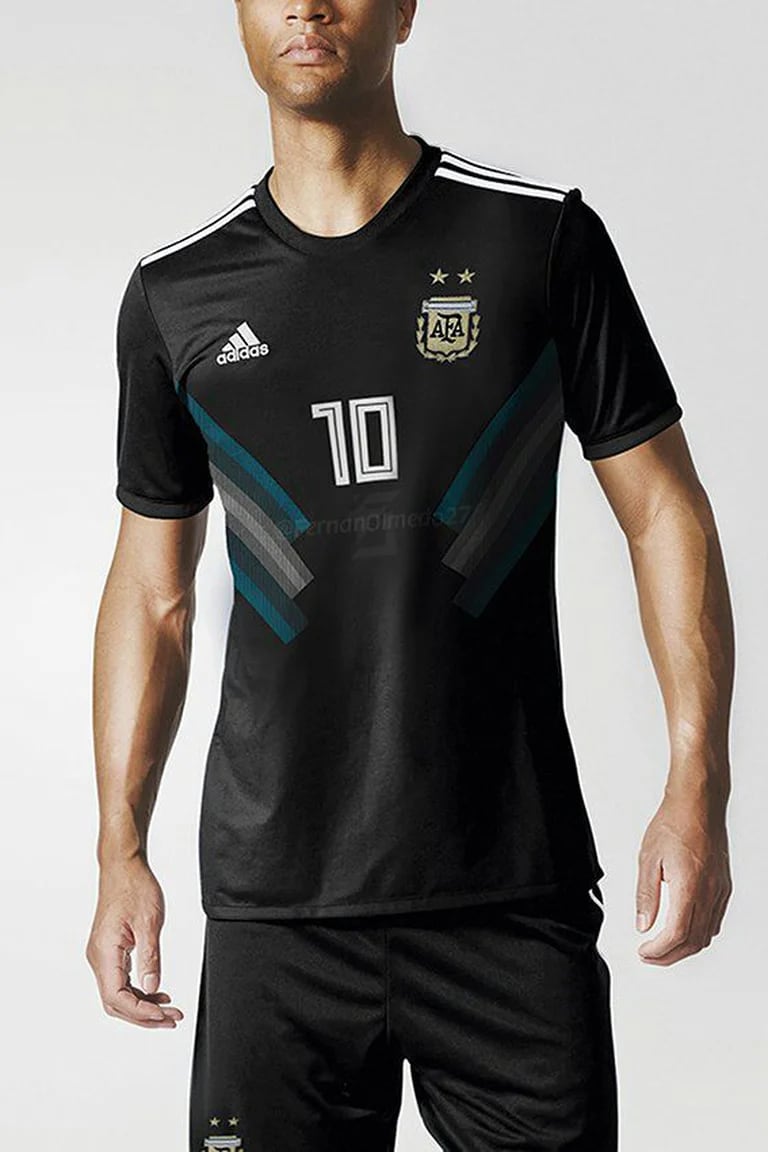 La camiseta argentina alternativa de para el Mundial - Infobae