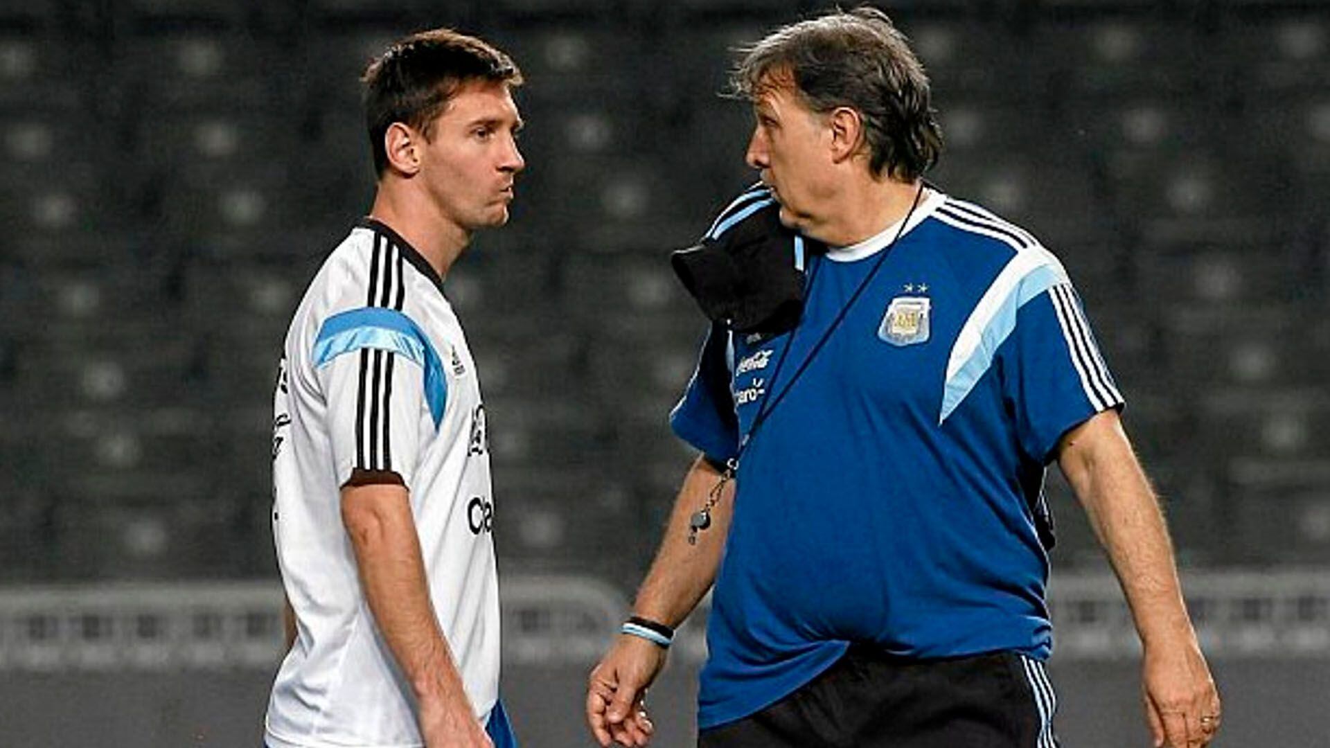 Martino dirigió a Messi en Barcelona y la selección argentina